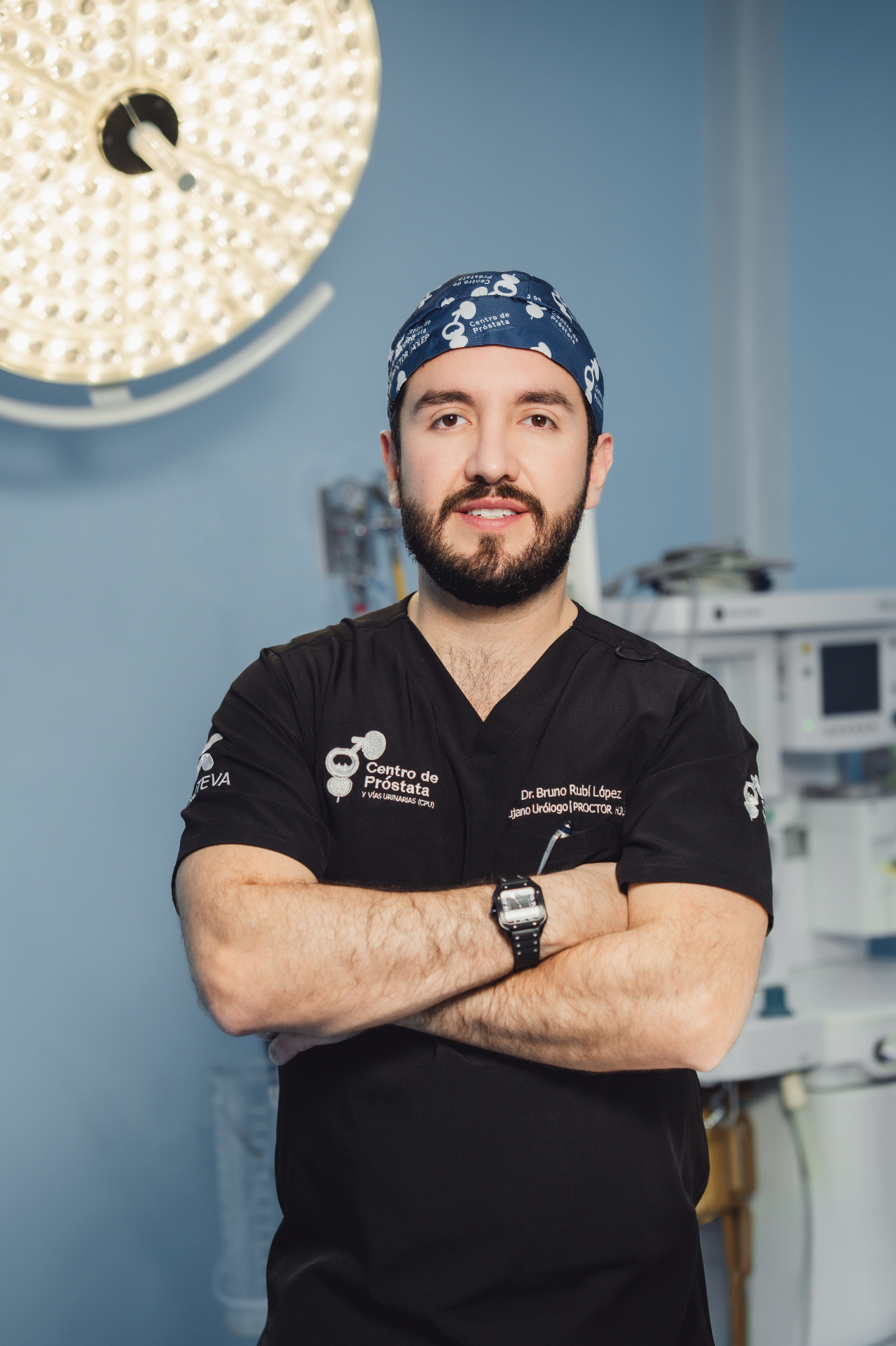Dr. Bruno Rubí, urologic surgeon and HoLEP proctor.